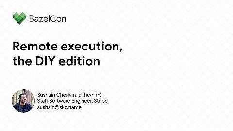 Remote execution, the DIY edition