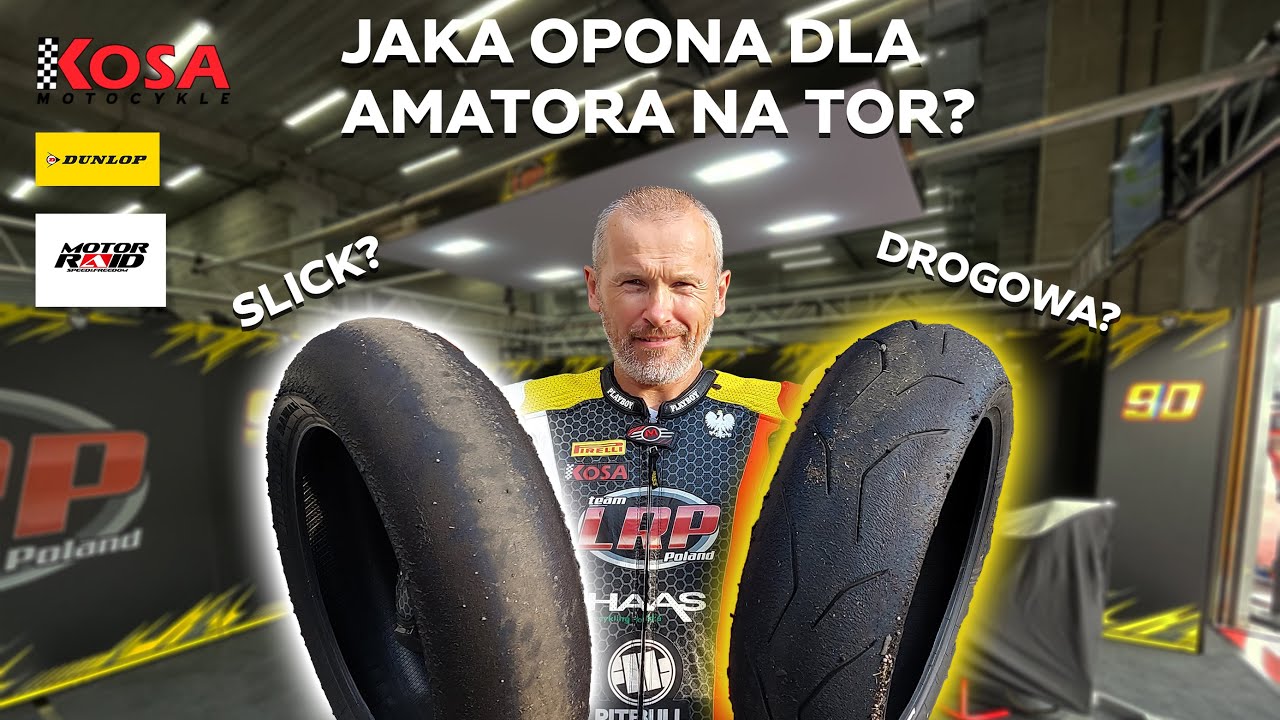 Slick vs Opona Drogowa na tor dla amatora / test opon Dunlop SportSmart TT
