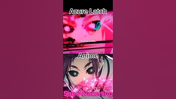 Sae Awakening | Azure Latch vs. Anime #shorts #azurelatch #sae #itoshisae #comparison #roblox #fyp
