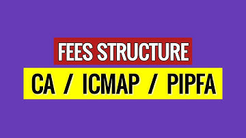 Fee structure of CA | Fee structure of ICMAP | Fee structure of PIPFA