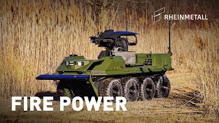 Rheinmetall Mission Master SP - Fire Support at Live Fire Demo in Ohio, USA
