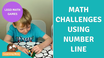 Lego Math Games for Kids | Number Line Math Challenge | Maths for Kids | Counting with Number Lines