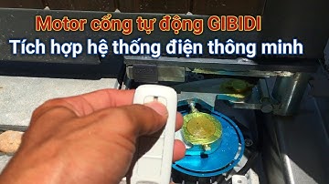 Motor cổng tự động tích hợp hệ thống điện thông minh | Trinhags