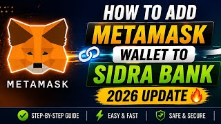 How to Add Wallet to Sidra Bank | Metamask Bitget Wallet 2026 update