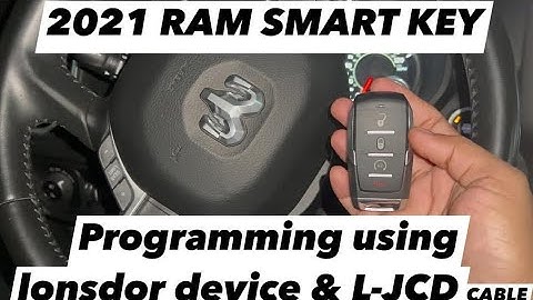 2019-2022 DODGE RAM proximity Key programming using #lonsdor
