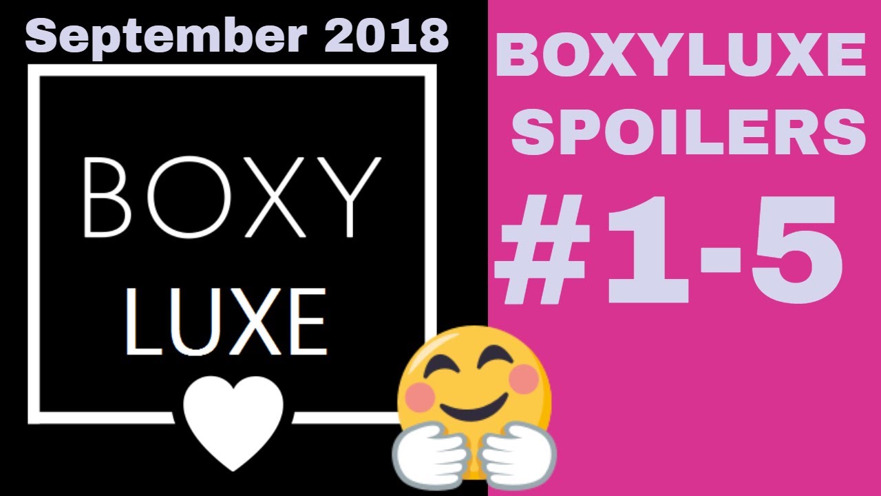 Boxycharm September Spoilers YouTube