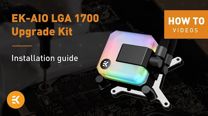새로운 인텔 CPU를 위한 EK-AIO LGA1700 업그레이드 키트 설치 | EK HOW TO