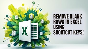 Remove Blank Rows in Excel Using Shortcut Keys | Fastest Way to Clean Data!