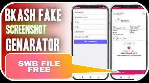 Bkash Fake Screenshot  Generator Apk Swb File Free Download #sketchware @devlopermonerul