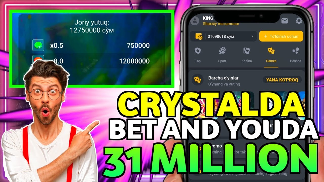CRYSTALDA BET AND YOU 31 MILLION 1xbet 1xgames YouTube crystalda-bet-and-you-31-million-1xbet-1xgames-youtube