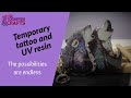 Temporary Tattoos in UV resin - a how to guide