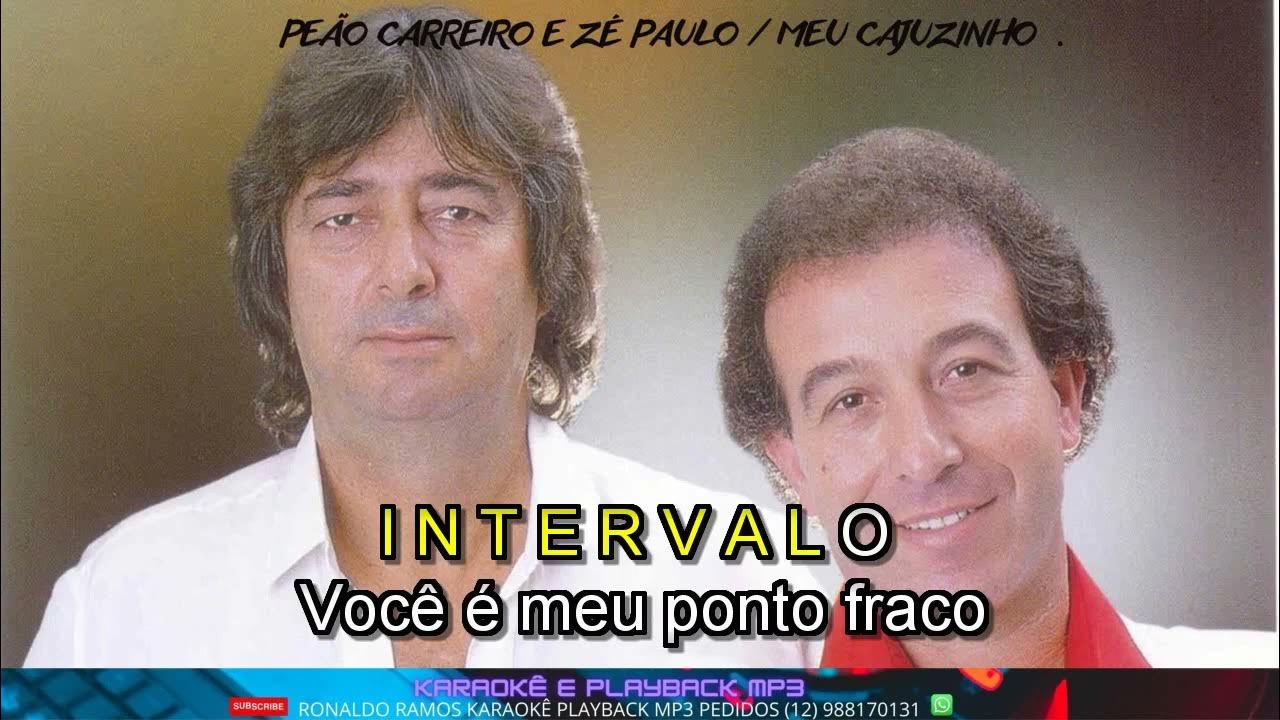 Cd Peão Carreiro E Zé Paulo,meu Cajuzinho Ler Descrição!