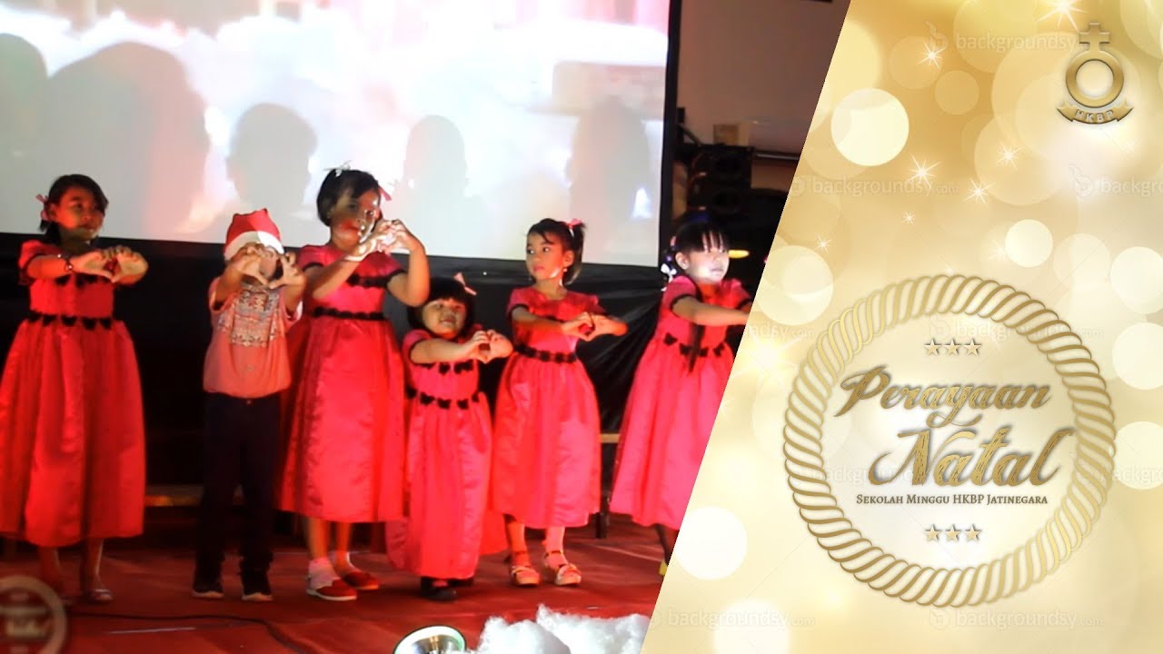 Tari Kelas TK | Vokal Grup - Perayaan Natal Sekolah Minggu HKBP Jatinegara 2017