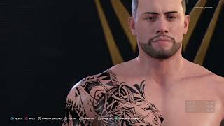 WWE 2K22 create a superstar creating an brand new wrestler xander black
