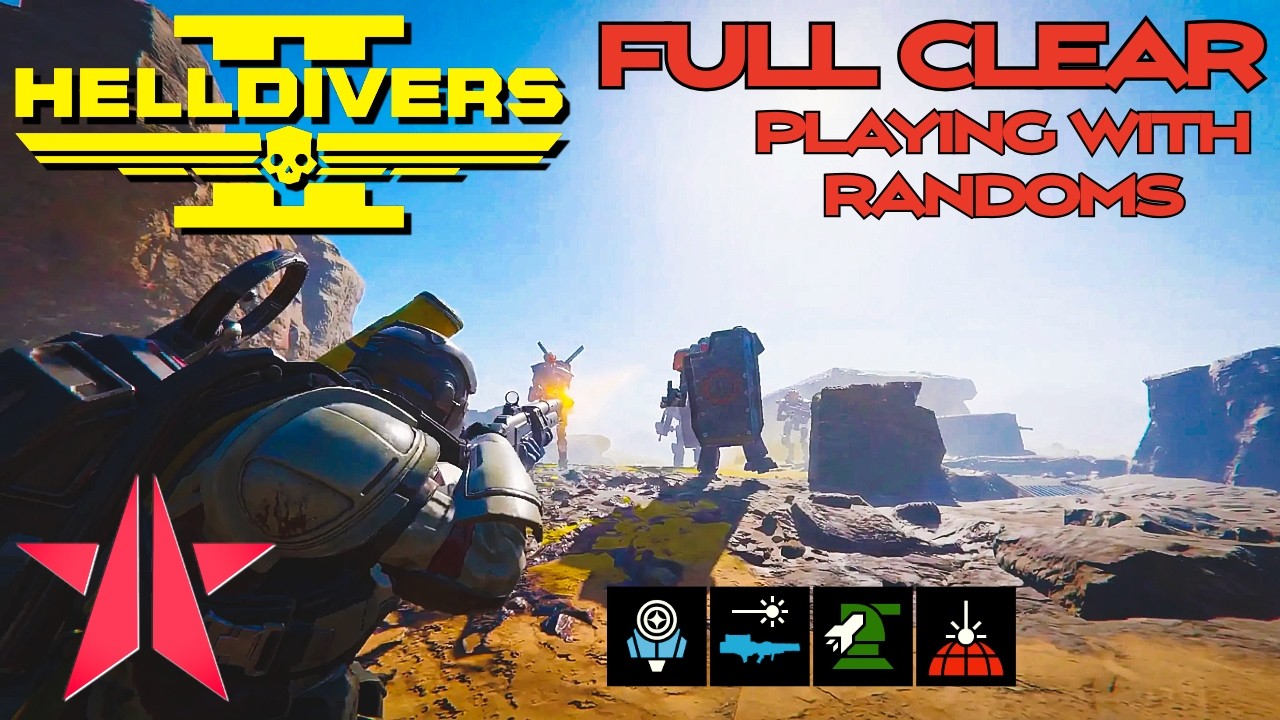 Helldivers 2 Bots Playing With Randoms Full Clear Super Helldive - YouTube