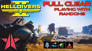 Helldivers 2 Bots Playing With Randoms Full Clear Super Helldive