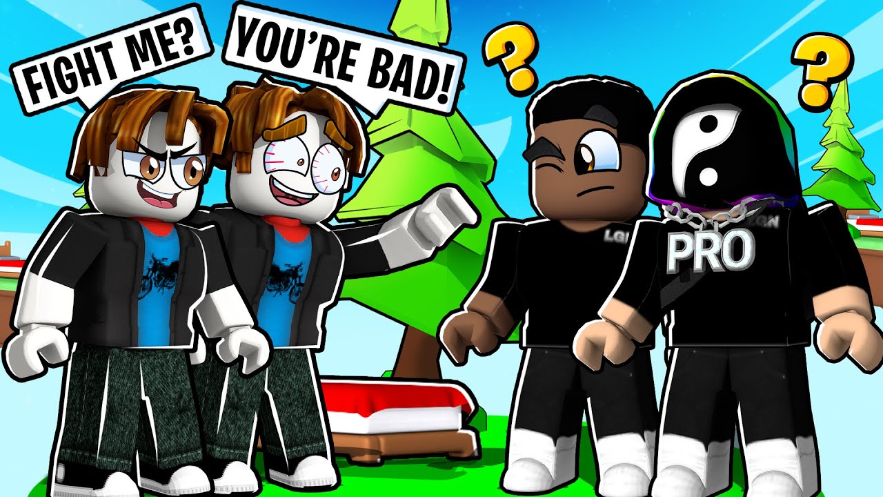 THESE NOOBS begged us for a KIT... So We CHALLENGED Them To THIS (ROBLOX BEDWARS)