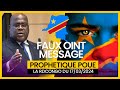 Faux oint message prophetique poue la rdcongo du 17032024