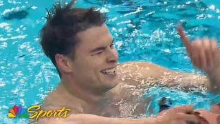 Andrej Barna TAKES DOWN Maxime Grousset, Jack Alexy, wins 50m freestyle in Austin | NBC Sports Profile