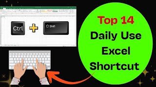 🎯 Top 14 Daily Use Excel Shortcuts | Excel Tips & Tricks for Everyone | Keyboard #Excel #Shortcuts