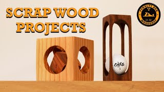 Fun Scrap Wood Projects  Magic Golf Ball and Cube Within a Cube