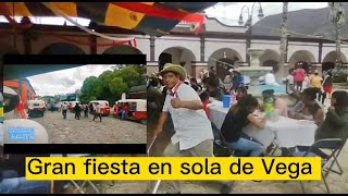 Gran fiesta en sola de Vega Oaxaca