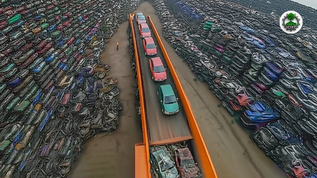 Extreme Dangerous Wood Chipper & Shredder Demolitions: Crushing Everything in Sight! #43