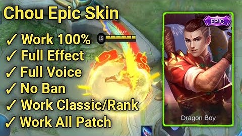 New!! Script Chou Epic Dragon Boy