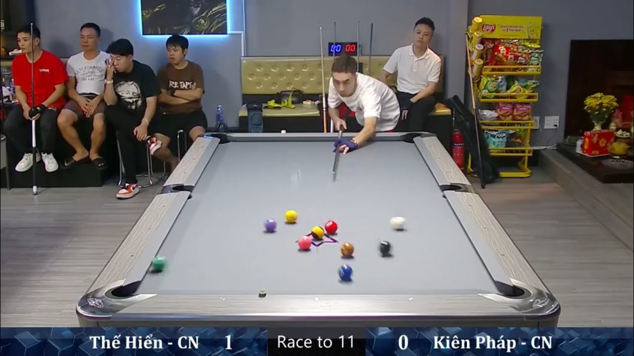 Billiards pool 9 ball Thế Hiển 'Hiển Dần'(A) vs Kiên Pháp (CN) race to 11/1