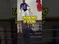 Taekwondo vs boxing