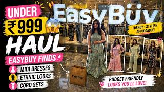 Under ₹999 EasyBuy Haul 😵 Midi Dresses, Ethnic Looks And Cord Sets | Affordable Fashion Haul😍 screenshot 1