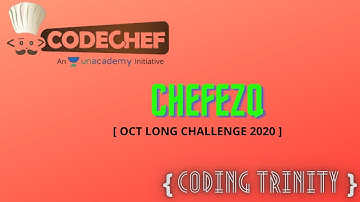 Chef And Easy Queries || CHEFEZQ LOGIC (NO SOLUTION) || CODECHEF || October Long Challenge