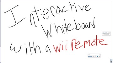 How to Make a Simple Wii Remote Interactive Whiteboard !!