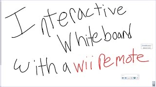 How to Make a Simple Wii Remote Interactive Whiteboard !!
