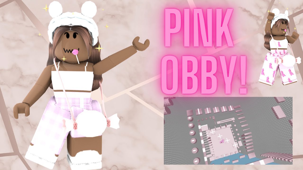 AESTETIC ROBLOX PINK OBBY *CHRISTMAS MUSIC???* - YouTube