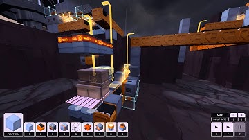 Infinifactory: [3-5] Cargo Uplifter [New version] (119 Cycles)