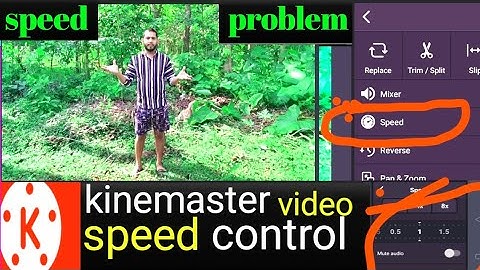 kinemaster speed video editing/speed control option solution kinemaster in bangla #speed #editing