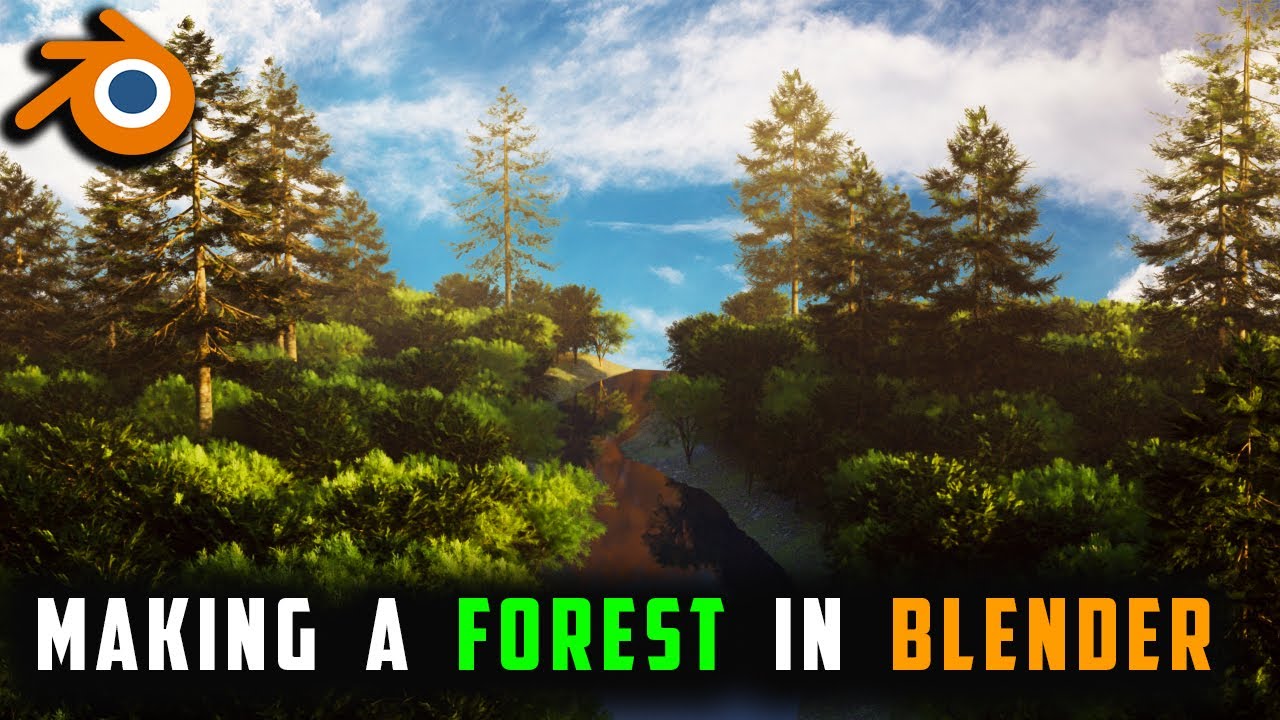 Creating a Forest in Blender | Blender in Tamil | LMWS - YouTube