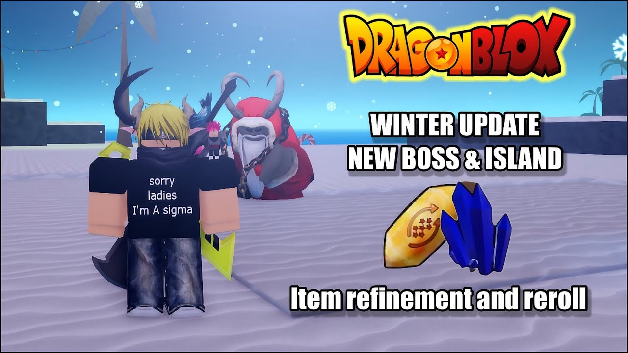 NEW DUNGEONS, BOSSES, & REFINEMENT! (Dragon Blox Winter Update)VIDEO NEW UPDATE
