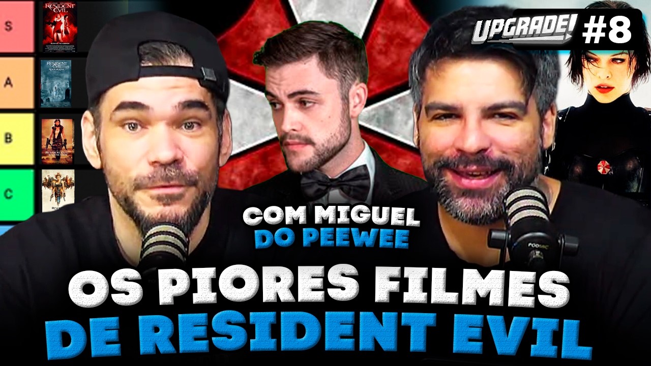 OS PIORES FILMES DE RESIDENT EVIL com MIGUEL PEEWEE (Rankeados) - ⏫ UPGRADE #08