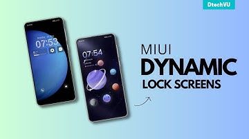 Best MIUI Themes with Dynamic Lock Screens 😍 | MIUI Lock screen Themes