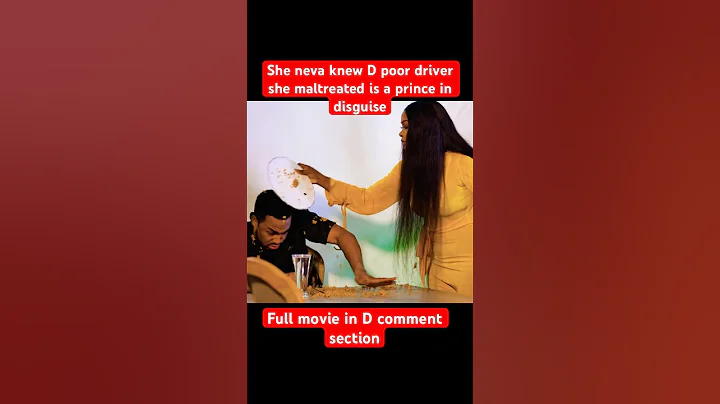 She neva knew D poor driver she maltreated is a prince in disguise #shorts