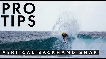 How to do a Vertical Backhand Snap with Fred Patacchia