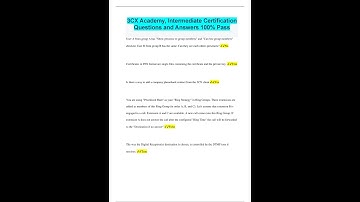 3CX Academy, Intermediate Certification Questions and Answers 100% Pass