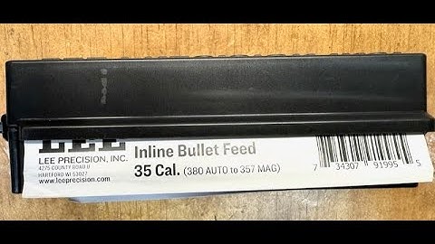 Using the Lee Inline Bullet Feeder with the 4-hole classic turret, and Dillon 550