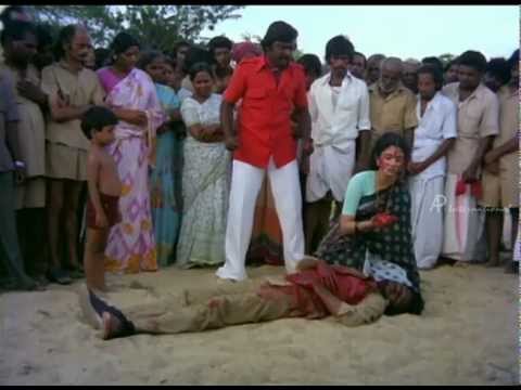 Sivappu Malli Tamil Movie Scene  Chandrasekhar passes away  Vijayakanth  Sankar Ganesh