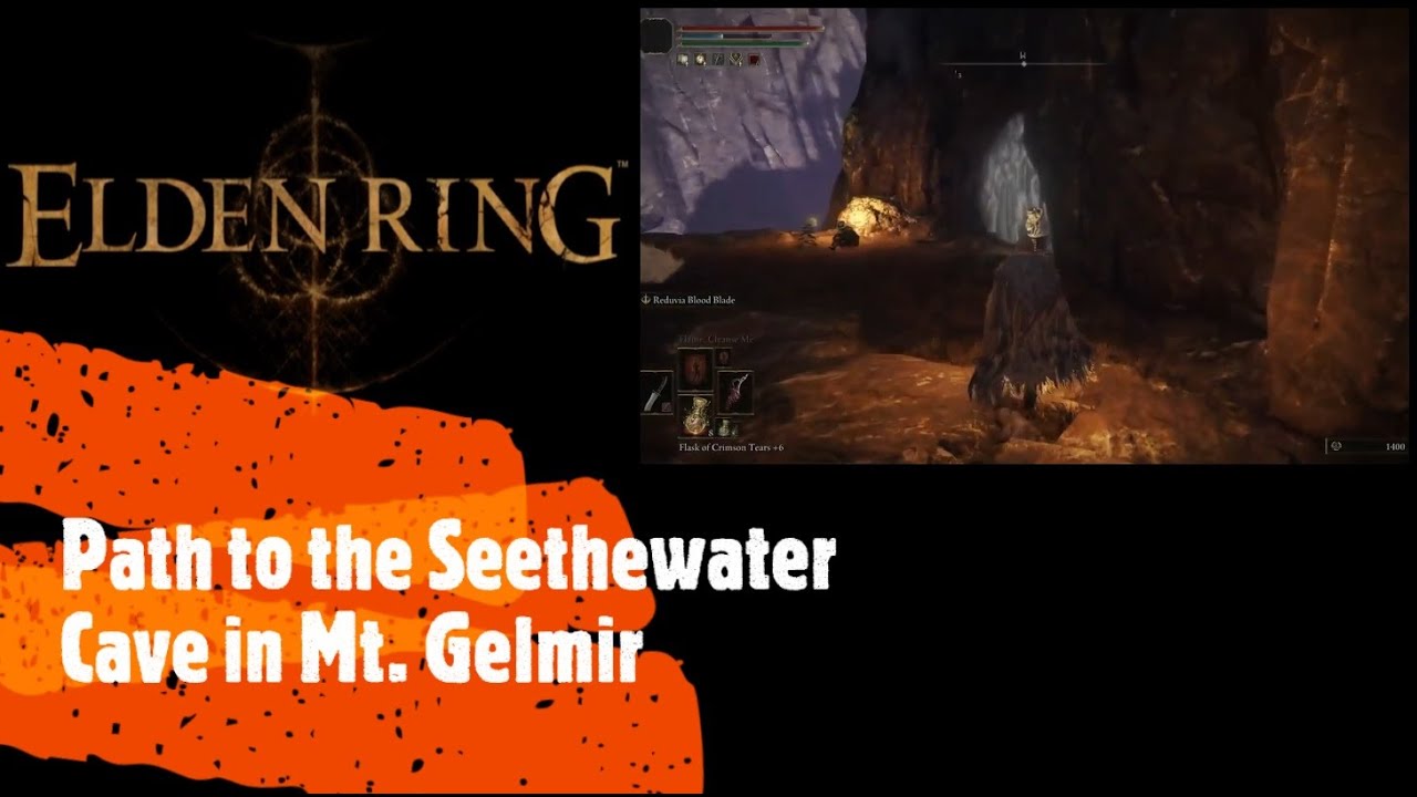 Elden Ring [Path to the Seethewater Cave in Mt. Gelmir] - YouTube
