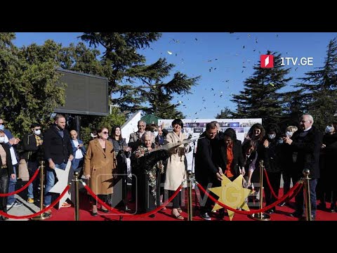 მთაწმინდის პარკში სამი ცნობილი ტელეწამყვანის ვარსკვლავი გაიხსნა