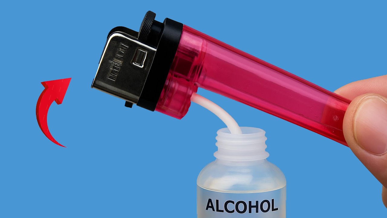 Don't throw away old lighters !. A simple trick can save you thousands