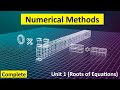 Complete Unit 1 | Numerical Methods | Roots of Equations | BCA 5 Semester | MIC